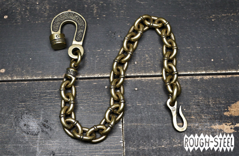 Piston Hook Wallet chain Brass