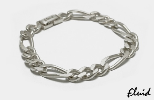 [fluid] 7.5mm figaro chain bracelet